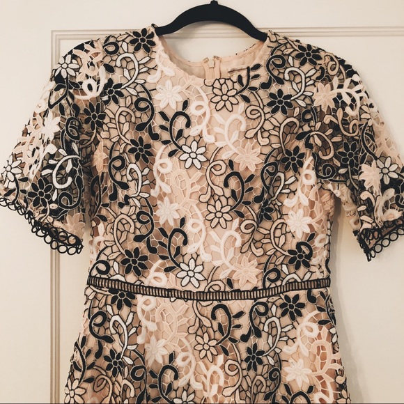 NWOT Anthropologie Shoshanna Flutter Sleeve Dress - Picture 4 of 6